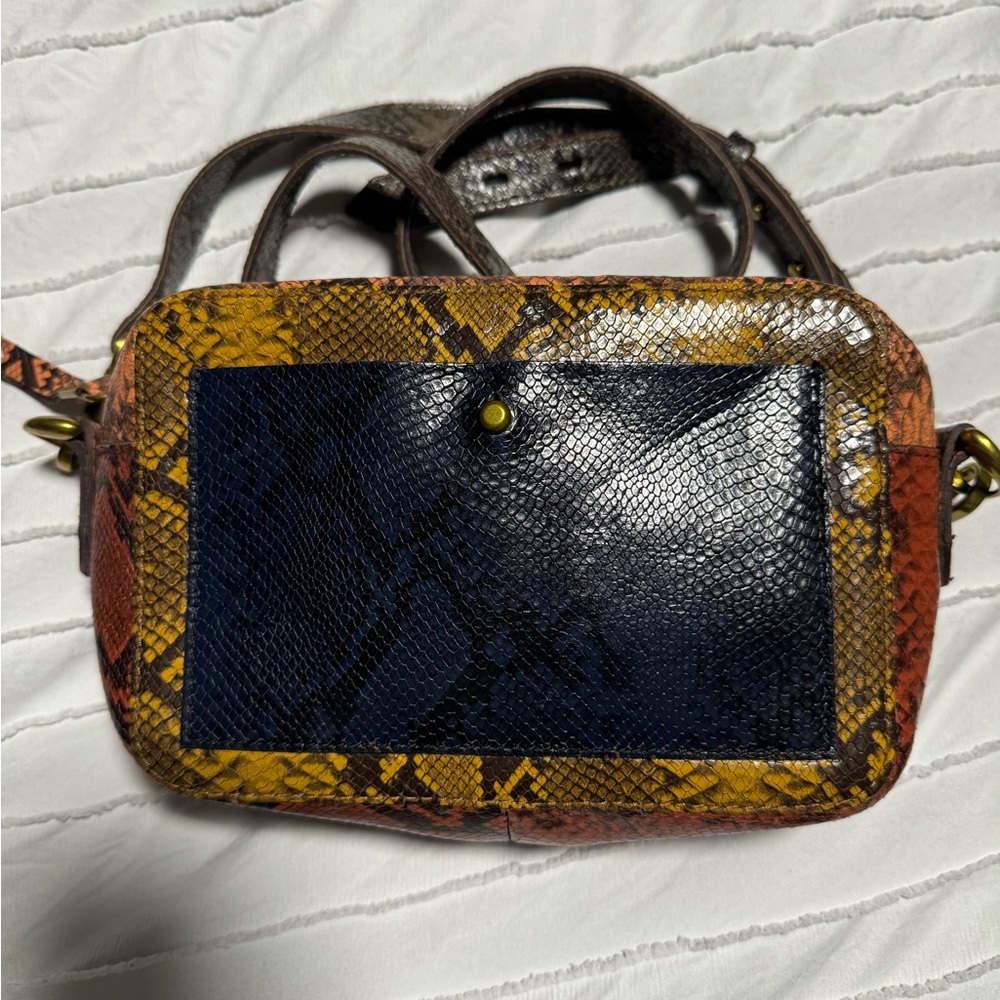 Madewell Multicolor Snake Print Crossbody Bag
